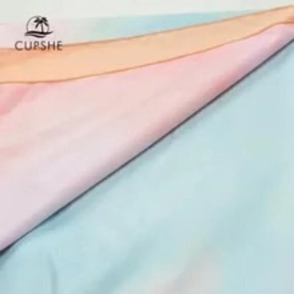 Cupshe Tie Dye Beach Towel Soft Quick Dry Yoga‎ Towel Swimming Beach Pool